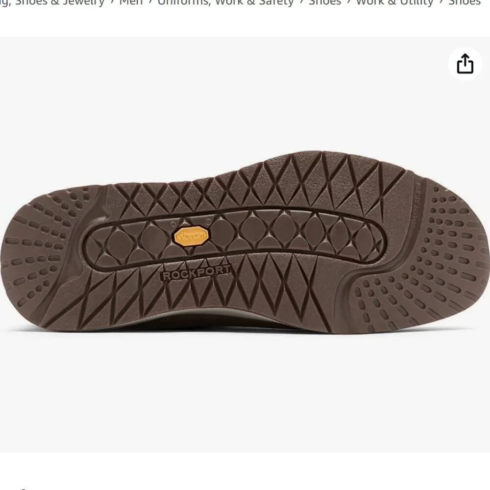 Rockport Edge Hill II Plain Toe Ubal Men's Oxford - Size 12W